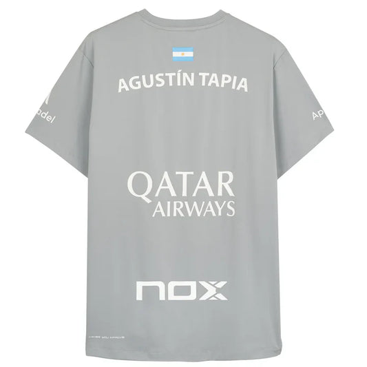 Camiseta Nox AT10 Sponsors By Agustin Tapia Gris