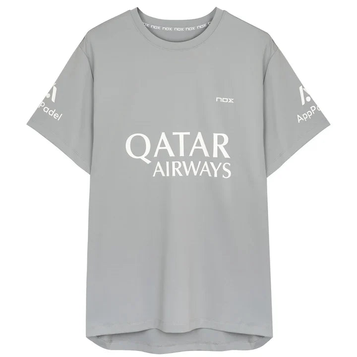 Camiseta Nox AT10 Sponsors By Agustin Tapia Gris
