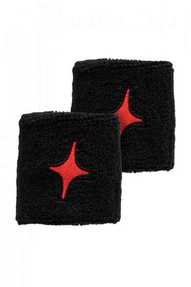 Muñequeras Starvie Negro/Rojo