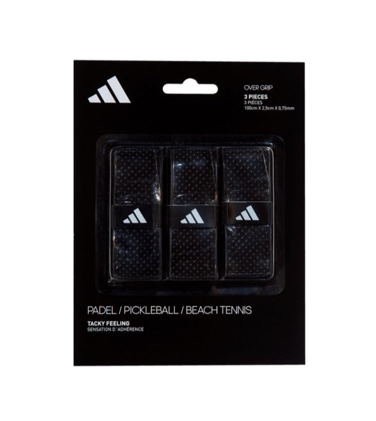 Overgrips Adidas Set 3 unidades Negro