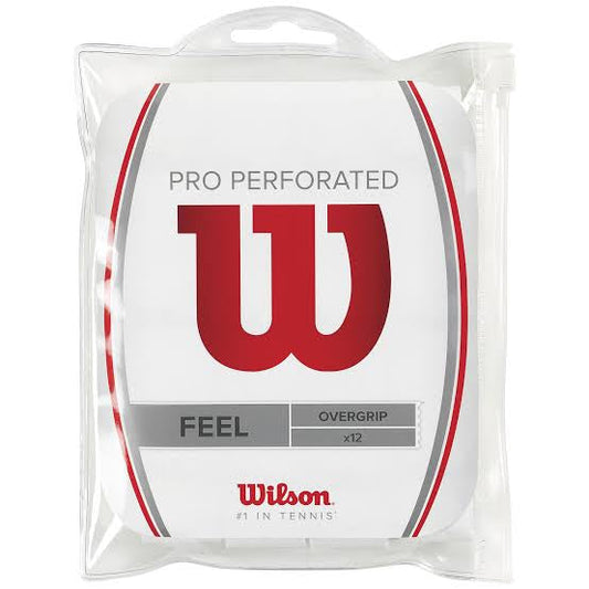 Overgrips Wilson Padel Pro Perforados 12 Pack